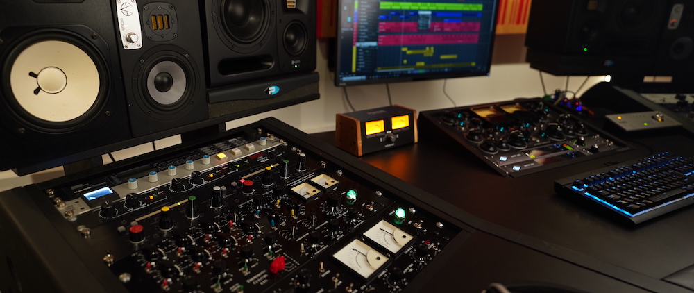 Doctor Mix's Studio B Desk and gear